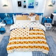 thumbnail image 1 of Erosebridal Waffle American Flag Queen Duvet Cover Set for Kids, Navy Ice Cream Drip Bedding, Colorful Polka Dots Reversible, 1 Duvet Cover and 2 Pillowcases (No Comforter), 1 of 5