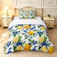 thumbnail image 1 of Erosebridal Watercolor Bird Animals Twin Comforter Sets,Rustic Branch Bedding Set,White Blue,Reversible,2pcs,1 Comforter and 1 Pillowcase, 1 of 7
