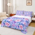 thumbnail image 1 of Erosebridal Watercolor Flowers Queen Sheet Sets 4 Pieces For Teens Adults,Chic Floral Bed Set For Girls, 1 of 5