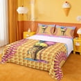 thumbnail image 1 of Erosebridal Watercolor Ice Cream Drip Queen Sheet Sets,Abstract Baseball Print Kids Bed Set 4-Piece, 1 of 6