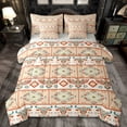 thumbnail image 1 of Erosebridal Western Aztec Geometric 7 Pieces Bedding Comforter Set,Bohemian Exotic Style Full Bedding Set For Adult,Reversible, 1 of 7
