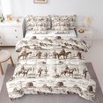 thumbnail image 1 of Erosebridal Western Cactus Bed in a Bag Twin size, Tribal Horse Bed Set, Rustic Farmhouse Bedding Twin Size, Super Cozy Bedroom Decor, 7-Piece, 1 of 4
