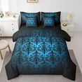 thumbnail image 1 of Erosebridal Western Damask Bedding Queen Size, Vintage Fashion Bedding Sets Queen Size, Mandala Hippie Reversible Bed Set, Super Cozy Bedroom Decoration, 7pcs, 1 of 6