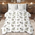 thumbnail image 1 of Erosebridal Wild Donkey 7-Piece Twin Bedding Sets,Rustic Plant Flowers Bedding Comforter Set For Boys Teens,Reversible, 1 of 7