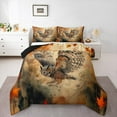 thumbnail image 1 of Erosebridal Wild Eagle Bedding Twin Comforter Set,Jungle Wildlife Down Comforter,Autumn Maple Leaf Bedding Sets Twin with Comforter For Kids,Microfiber Bedroom Decor Reversible，2 Pieces, 1 of 8