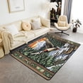 thumbnail image 1 of Erosebridal Wild Mallard Duck Area Rugs For Living Room 6'6" x 4'11", rustic Lake House Farmhouse Bedroom Rugs, Non Slip, 1 of 5