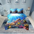 thumbnail image 1 of Erosebridal Sealife Octopus Bedding Sets Twin Size,Marine Animal Comforter Sets with Sheets,Sea Room Decorative,Reversible,Breathable,7pcs, 1 of 6
