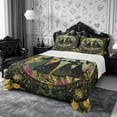 thumbnail image 1 of Erosebridal Witch Circle Bed Sheets 4-Piece,Witchy Garden Full Size Sheets,Green,1 Flat Sheet, 1 Fitted Sheet and 2 Pillowcases, 1 of 6