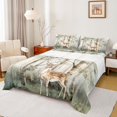 thumbnail image 1 of Erosebridal Woodland Animal Bear Full Size Sheets 4-Piece For Teens Adults,Watercolor Jungle Wildlife Bed Sheets For Boys Girls, 1 of 5