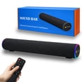 Eroshoo Bluetooth 2.0 Channel Soundbar with Multi-Color LED Lighting ...
