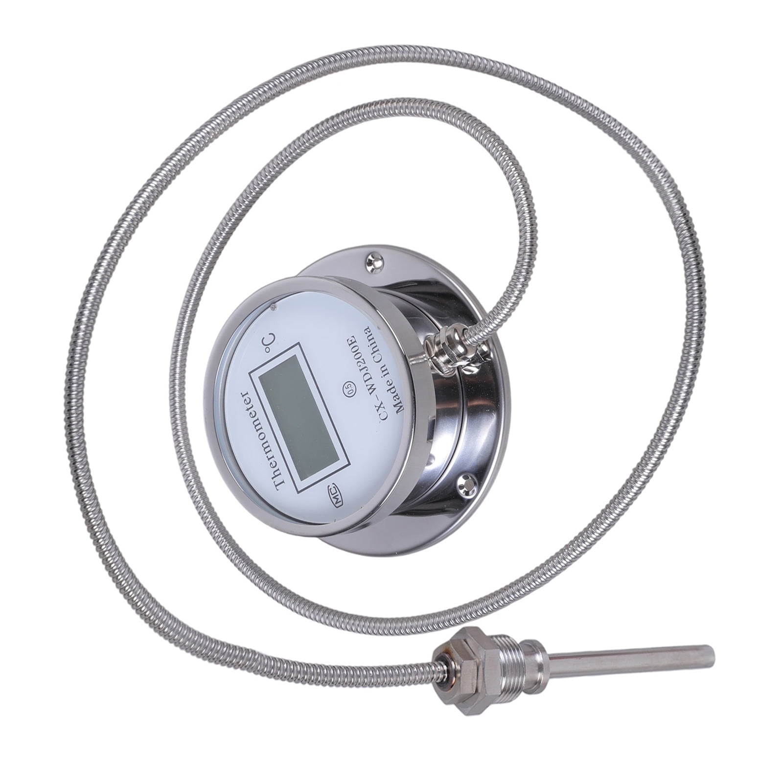 Erosion Resistant Temperature Sensors Insulated Cable Threaded Digital ...