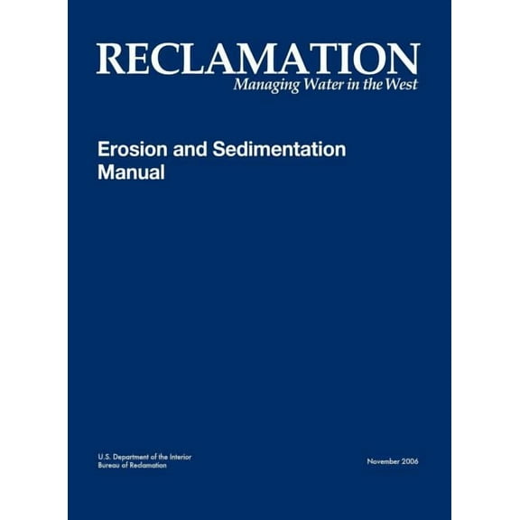 Erosion and Sedimentation Manual (Hardcover)