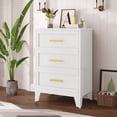 thumbnail image 1 of Erosoei Modern Metal Nightstand 3 Drawer Dresser for Bedroom, 1 of 6
