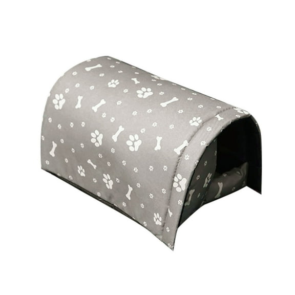 Erproof All-Weather Foldable Cat Bed for Indoor and Outdoor Use with Warm Insulated Pet Mat