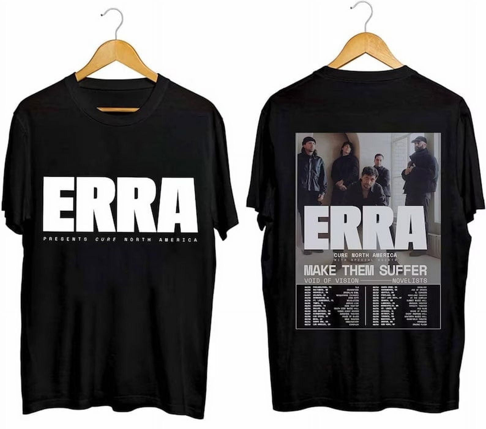 Erra Cure 2025 North American Tour Shirt, Erra Band Fan Shirt, Erra