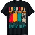 thumbnail image 1 of Errbody At The Lake Gettin' Tipsy Lake Life Summer Vacation T-Shirt, 1 of 4