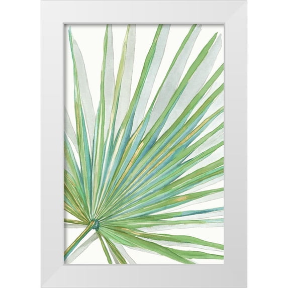 Errico and Slyp 13x18 White Modern Wood Framed Museum Art Print Titled - Palma Ventaglio