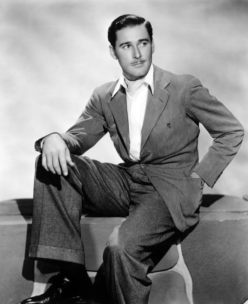 Errol Flynn 19 Canvas Art - (16 x 20)