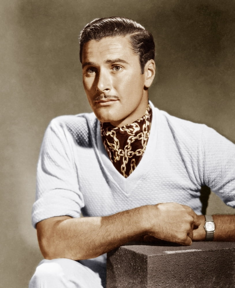 Errol Flynn Canvas Art - (16 x 20)