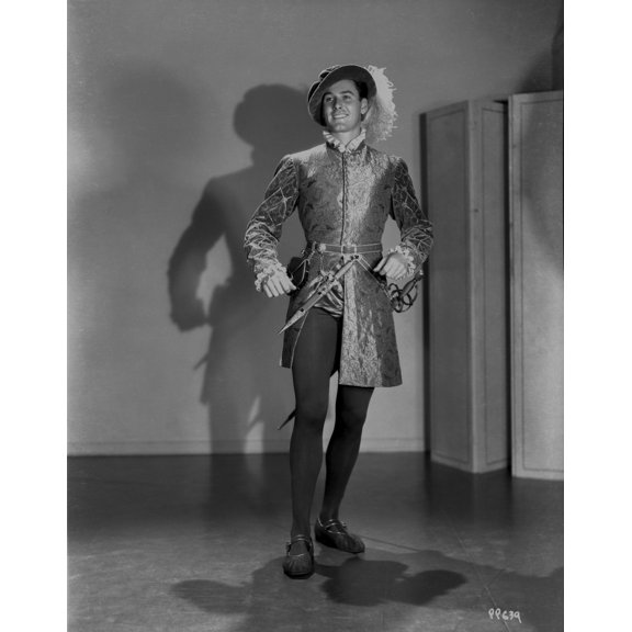 Errol Flynn Posed in Pirate Costume Photo Print (24 x 30)