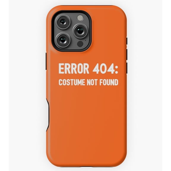 Error 404 Costume Not Found Geek GA3374 Phone Case for iPhone 11 to 17 Pro Max