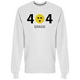 thumbnail image 1 of Error 404 Funny Dead Emoji Sweatshirt Men's - Men Sweatshirt, 3XL, 1 of 1