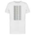 thumbnail image 1 of Error 404 Repeatedly Men's White T-shirt, 1 of 2