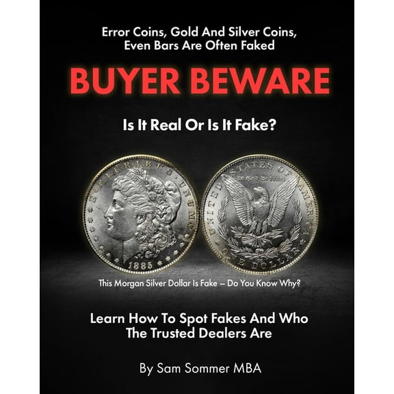 Error Coins, Gold and Silver Coins, Even Bars Are Often Faked Buyer Beware Is It Real or Is It Fake: Learn How To Spot F, (Paperback)