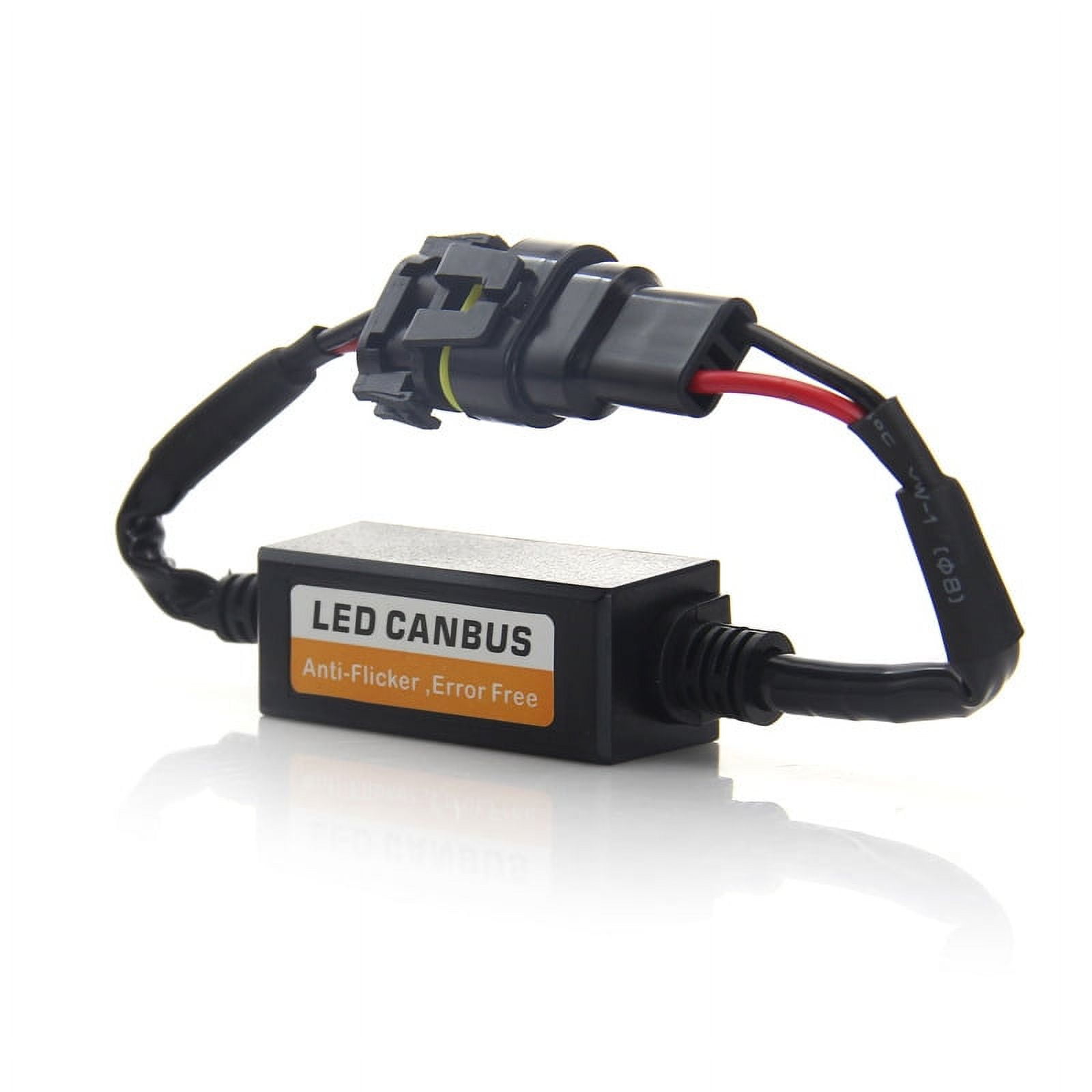 Error Free Resistor Anti Flicker Led Canbus Decoder Adapter H1/H3/H4/H7/H8/H9/H11  Durable Headlight Led Canbus Decoder Canceller 