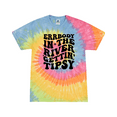 thumbnail image 1 of Errrybody In The River Gettin' Tipsy Womens Funny Groovy Chill Tie-Dye Ladies Short Sleeve T-Shirt-Eternity-XX-Large, 1 of 1