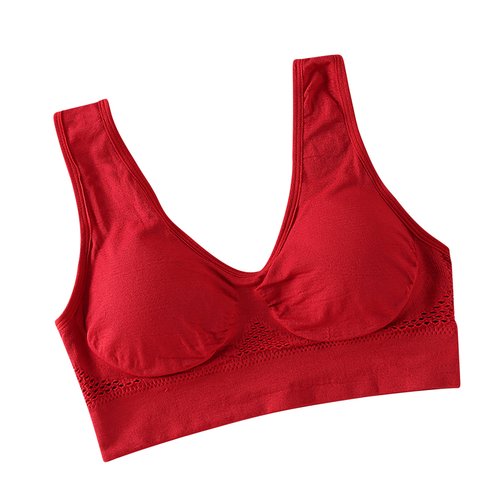 Ersazi Best Bra for Heavy Breasts Women's Bra Wire Free Underwear