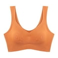 thumbnail image 1 of Ersazi Black Sports Bra Women Women Sexy Top Bra Wire Free Underwears Base Style Sports Lingerie Orange Xxl, 1 of 3