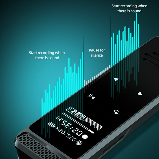 Ersazi Bluetooth Microphone Digital Voice Recorder With Playback