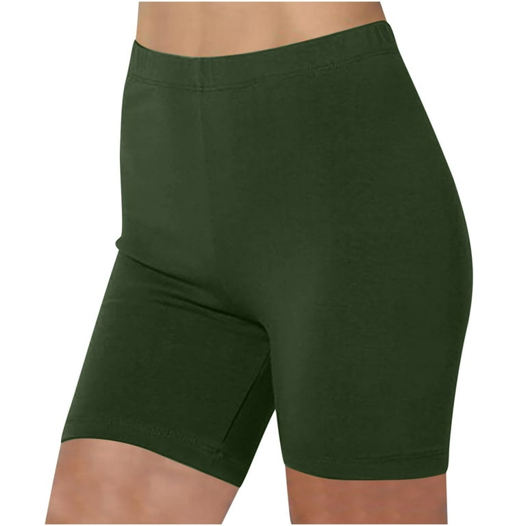 Ersazi Clearance Sweat Pants Women's High Waist Leggings Gym Sports Shorts  Shaping Stretchy Yoga Shorts Pants 90 Degree Leggings 4- Green Yoga Pants