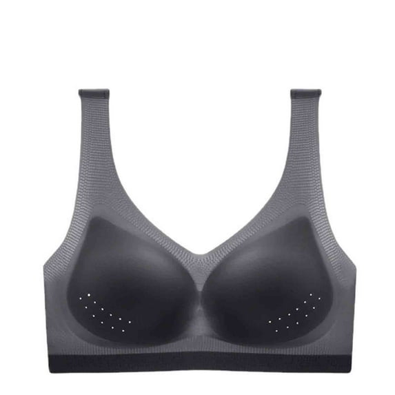 Ersazi Comfortable Bras For Women Ice Silk Lymp And Shaping & Powerful Lifting Bra, Non-Marking Comfort Bras On Clearance Black Xl