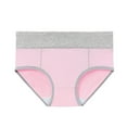thumbnail image 1 of Ersazi Cotton Seamless Underwear Women Large Seamless Cotton High Waist Briefs Hip Lifting Underpants Pink Xl, 1 of 2