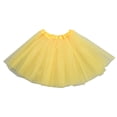 thumbnail image 1 of Ersazi Cute Dresses for Women Sale Womens Pleated Gauze Short Skirt Adult Dancing Skirt Yellow one Size, 1 of 5