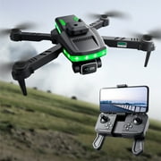 Ersazi Gifts For Teenage Boys 16-20,Drone With 4K Camera For Adults And Kids, Foldable Fpv Remote Control Quadcopter With Led Flash Bar, Start, Toys Christmas Gifts For Boys Girls On Clearance Black