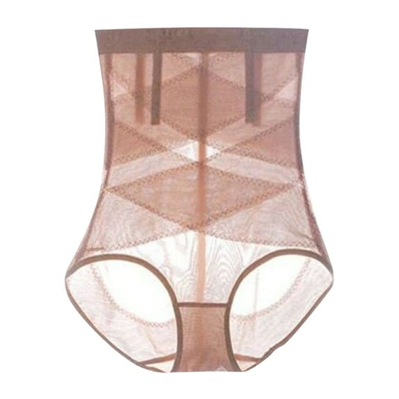 Ersazi Glitter Tights Women'S Lace Hollow Shaping Body Tights Thigh Shaping Shorts Shaping Pants Yellow Xl