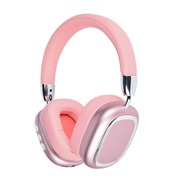 Ersazi Headphones Noise Cancelling B35 Bluetooth Headphone Wireless Stereo Noise Reduction Sponge Foldable New Private Model Headphone Pink