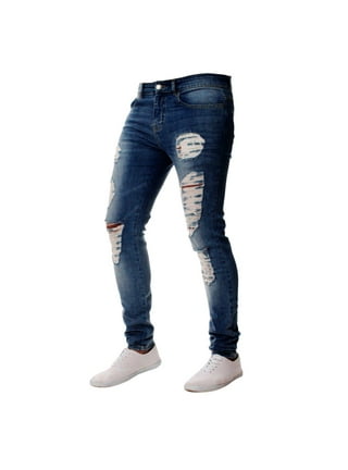 Skinny Butt Lifting Jeans for Women Elastic Waist Zipper Leg Ankle