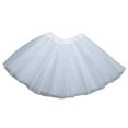 thumbnail image 1 of Ersazi Plus Size Outfits for Women Sale Womens Pleated Gauze Short Skirt Adult Dancing Skirt White one Size, 1 of 5