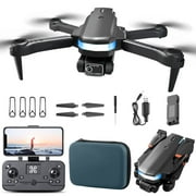 YUTK Rc Helicopters Foldable Drone With Dual 1080P Wifi Camera For Adults And Kids; Gesture Control Rc Quadcopter With Batteries In Clearance Black
