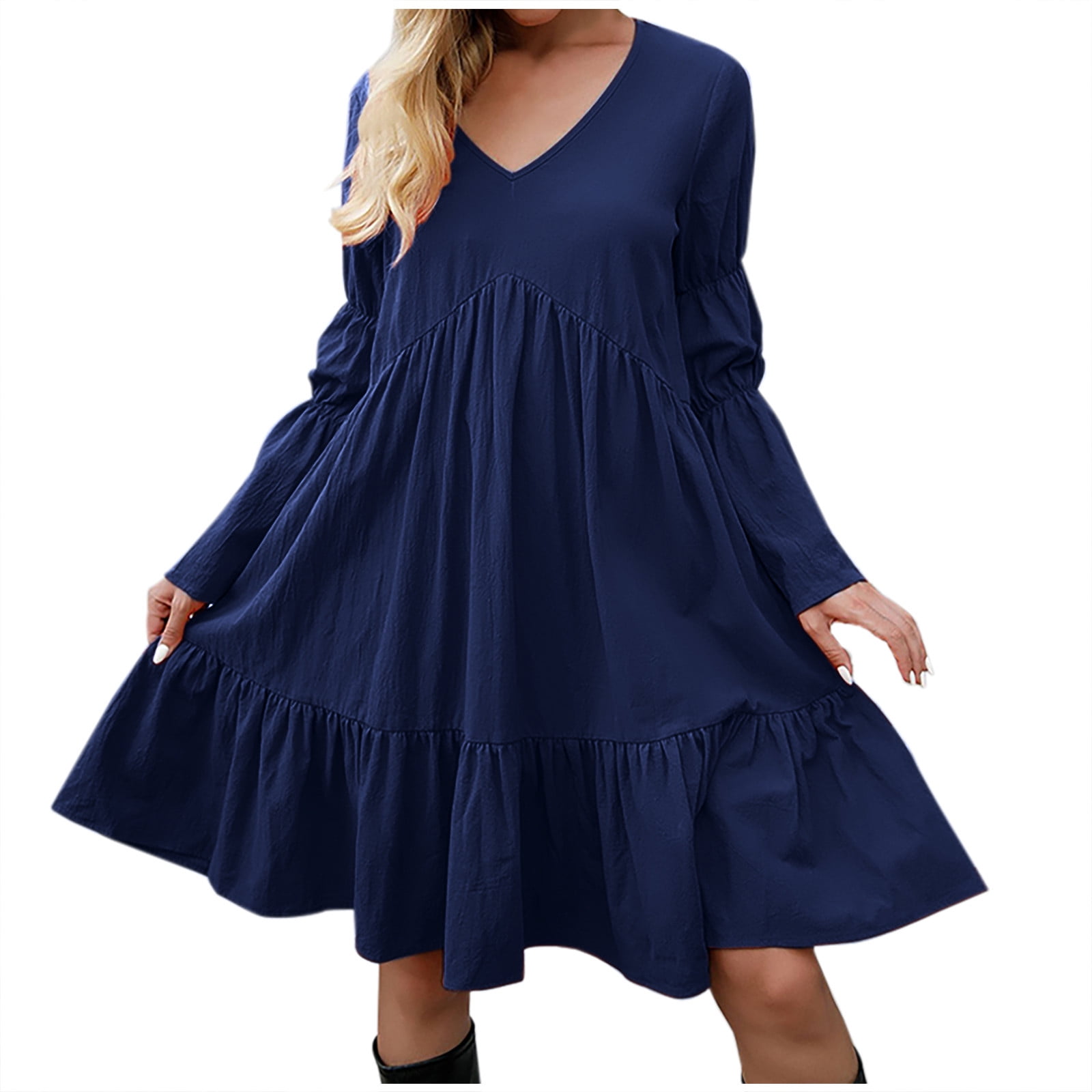 Ersazi Short Summer Dresses On Clearance Fashion Women Summer Casual V