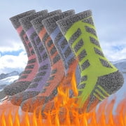 Ersazi Socks For Girls Woman'S Ski Socks Winter Warm Outdoor Sports Mountaineering Socks In Clearance M Multiple Colour