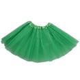thumbnail image 1 of Ersazi White Plus Size Dress for Women Sale Womens Pleated Gauze Short Skirt Adult Dancing Skirt Green one Size, 1 of 5