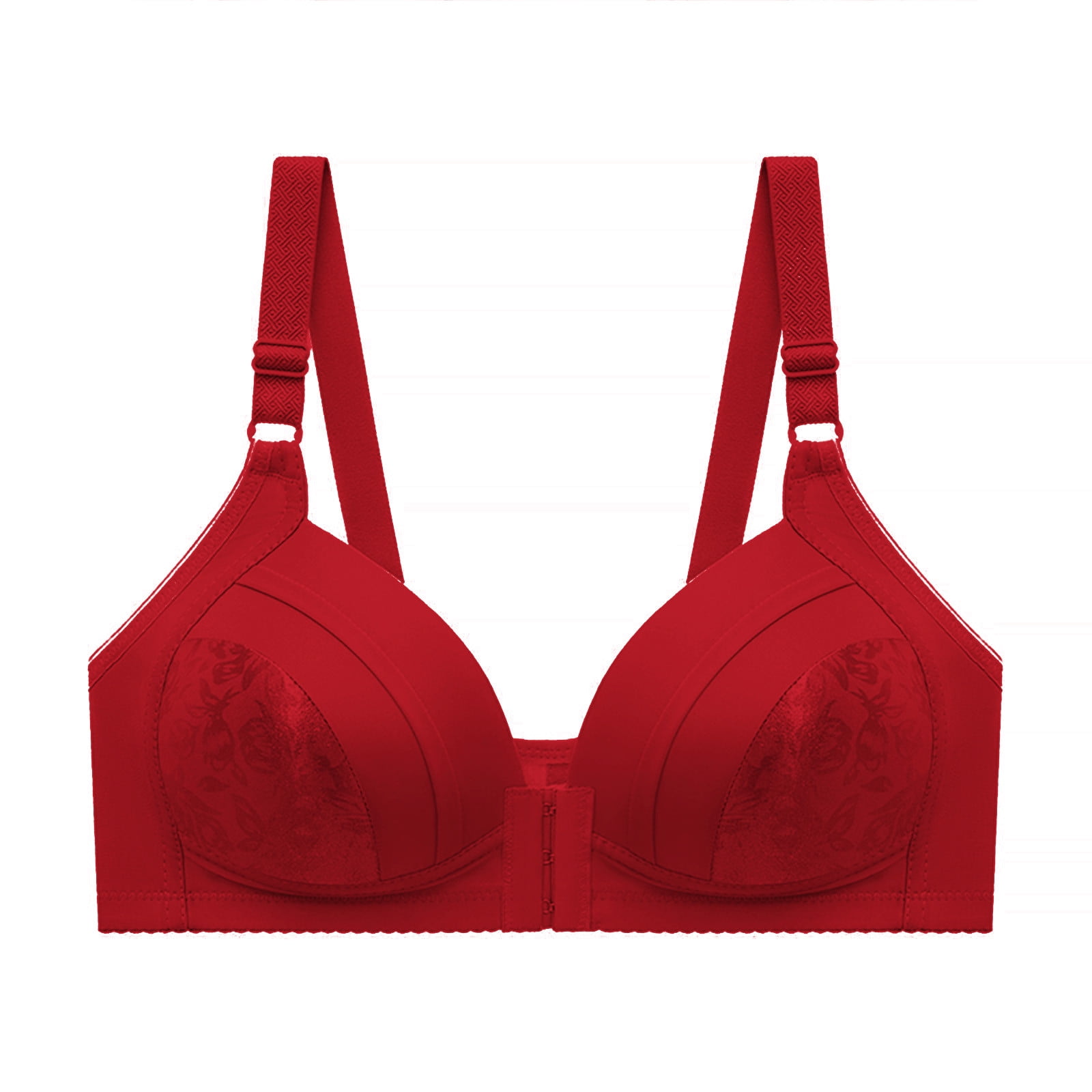 Women Underwear Push Up Bra Red/ White Color Printing Dot Tow Hook-and-eye  3/4 Cup Padded Bra 32A 34B 36C 38D BW10063 - AliExpress