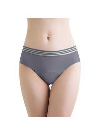 Womens Lingeries Women's Brief Underwear Ladies Comfortable Solid Color  Large Size High Waist Warm Belly Hip Lift Thin Waist Panties Underwear  Clearance 