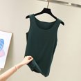 thumbnail image 1 of Ersazi Womens Tank Tops Summer Women Tank Summer Solid Color Round-Neck Sleeveless Casual Tunic Tops Blouse Army Green M, 1 of 3