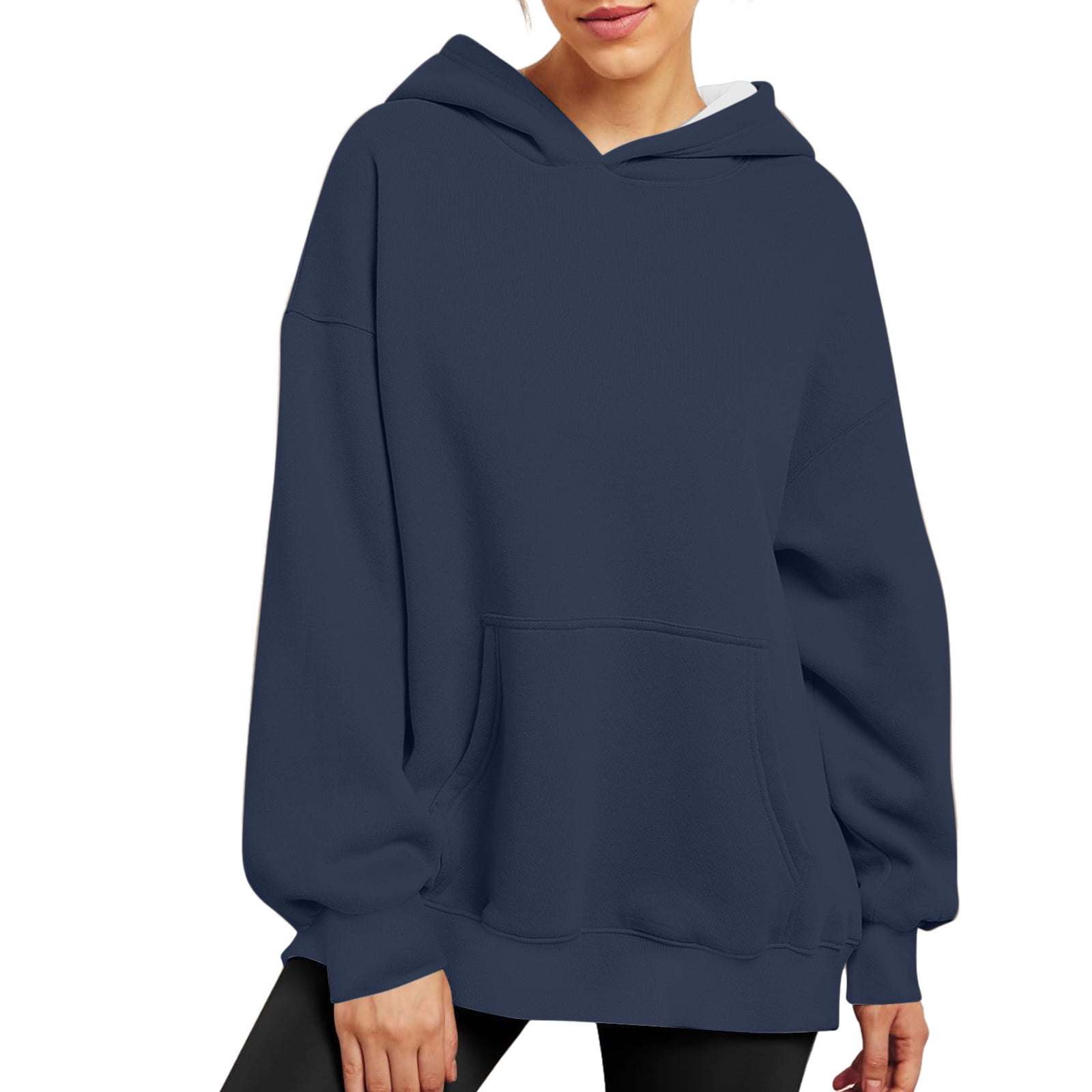 Ersazi Cropped Sweatshirts for Women Women's Fashion Solid Lace Off Shoulder Short Sleeve Casual Loose Top on Clearance Dark Gray Oversized Sweatshirt